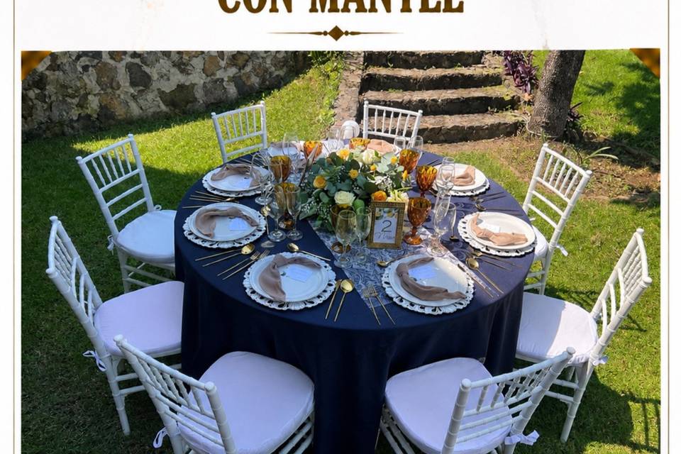 Redonda con Mantel