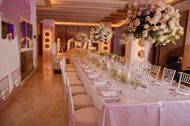 Recepcion en terraza de  Salón