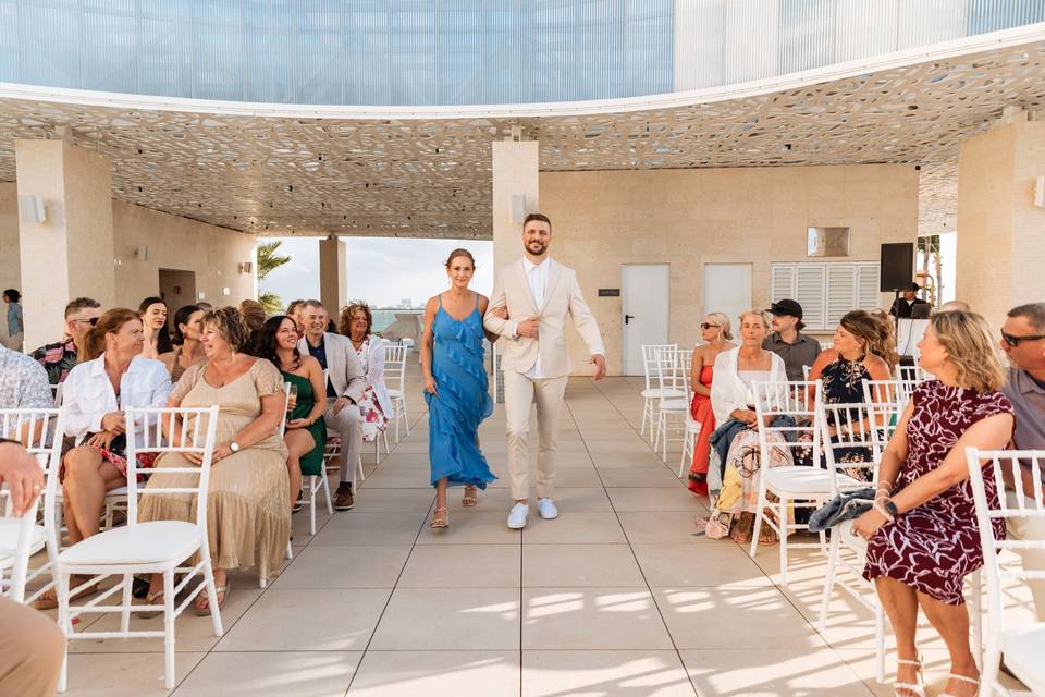Ceremonia en Amare Rooftop