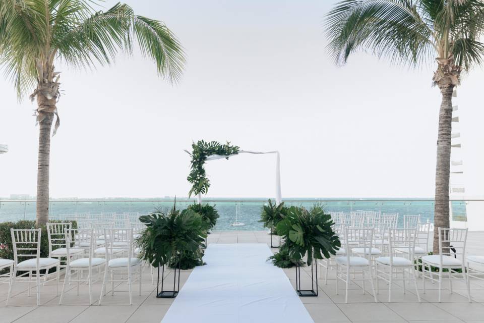 Ceremonia en Amare Rooftop