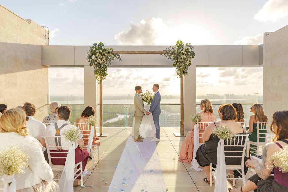 Ceremonia en Belvue Rooftop
