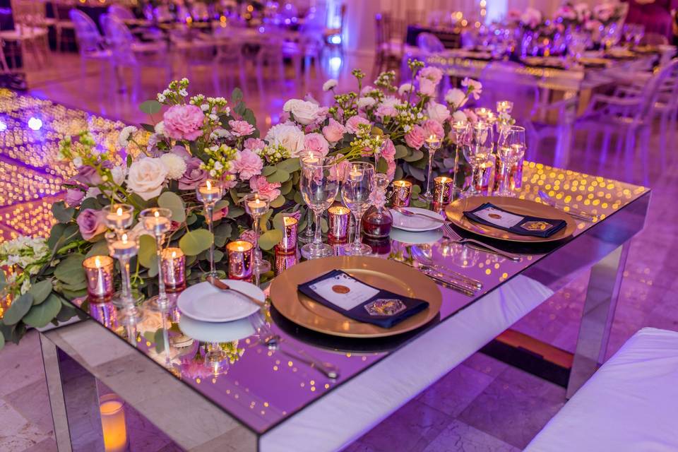 Recepcion en Salon Marbella