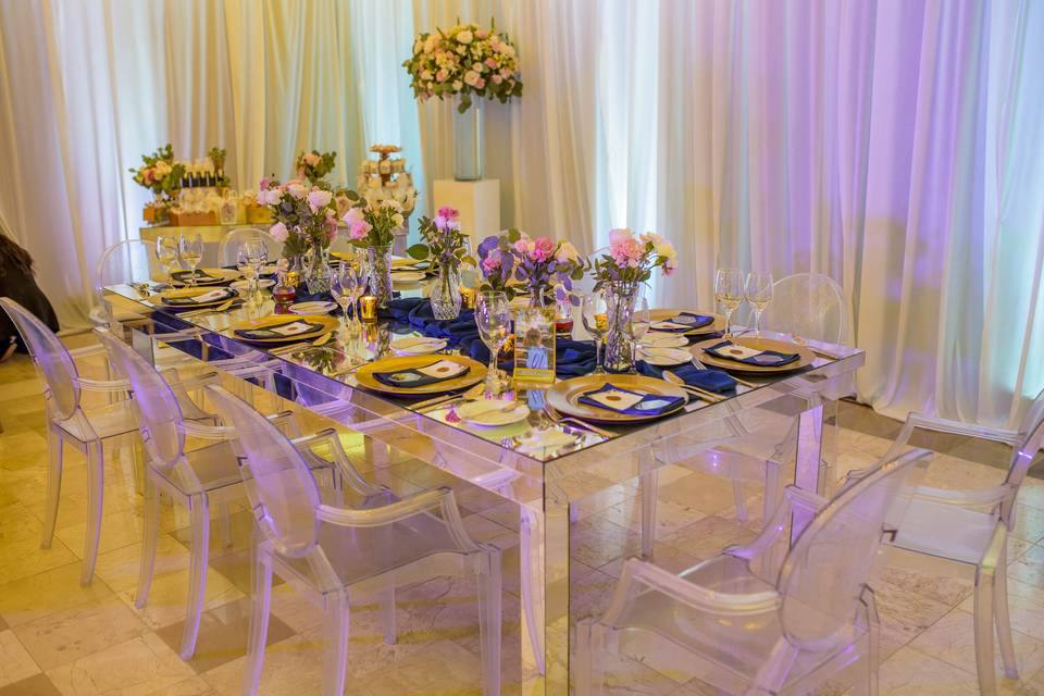 Recepcion en salon Marbella