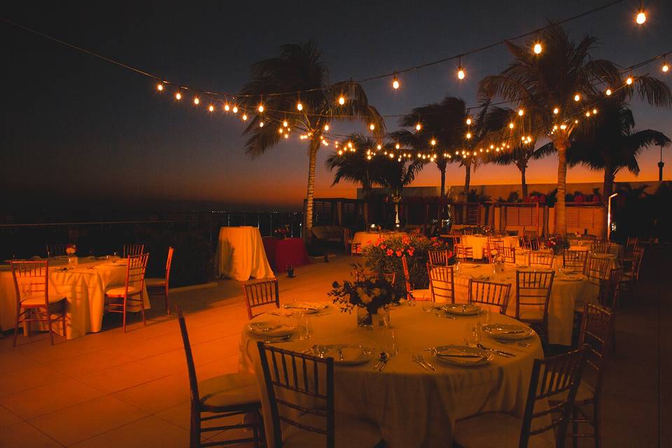 Recepcion en Amare Rooftop