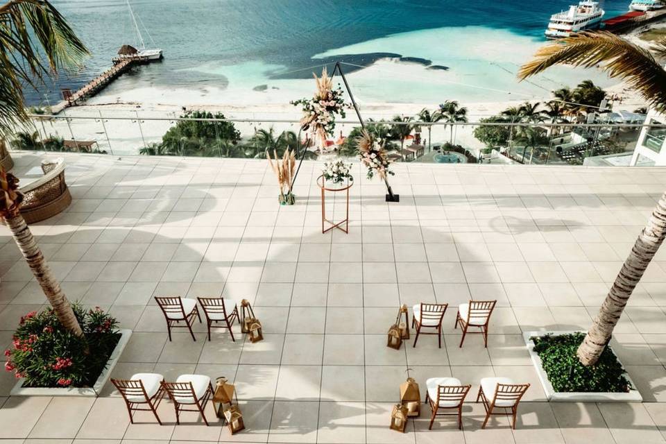 Ceremonia en Amare Rooftop