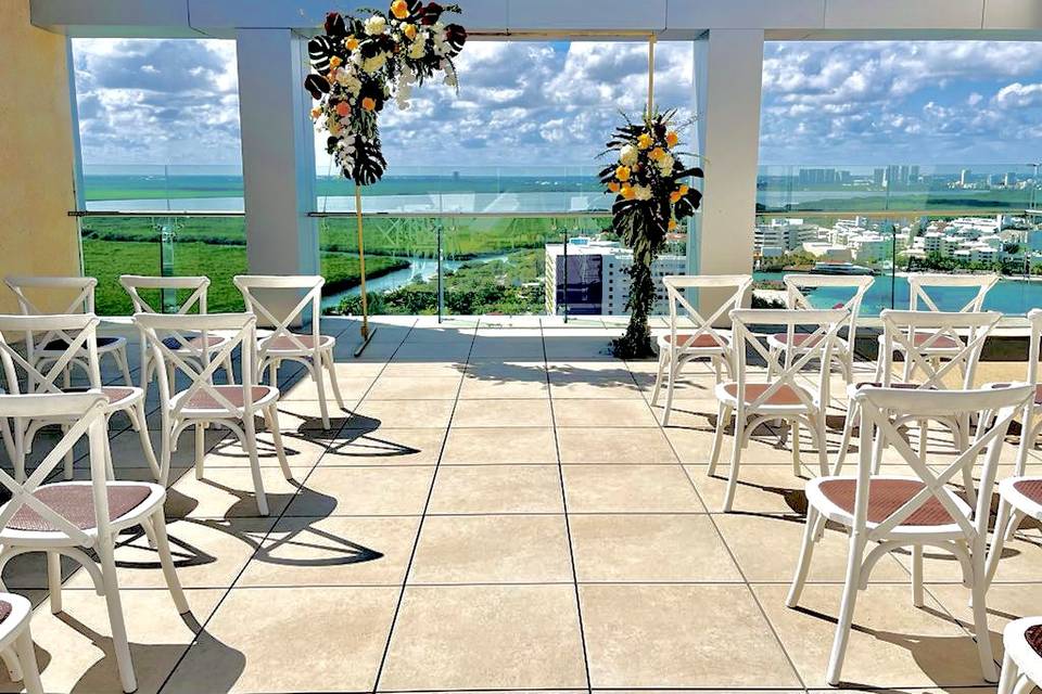 Ceremonia En Belvue Rooftop