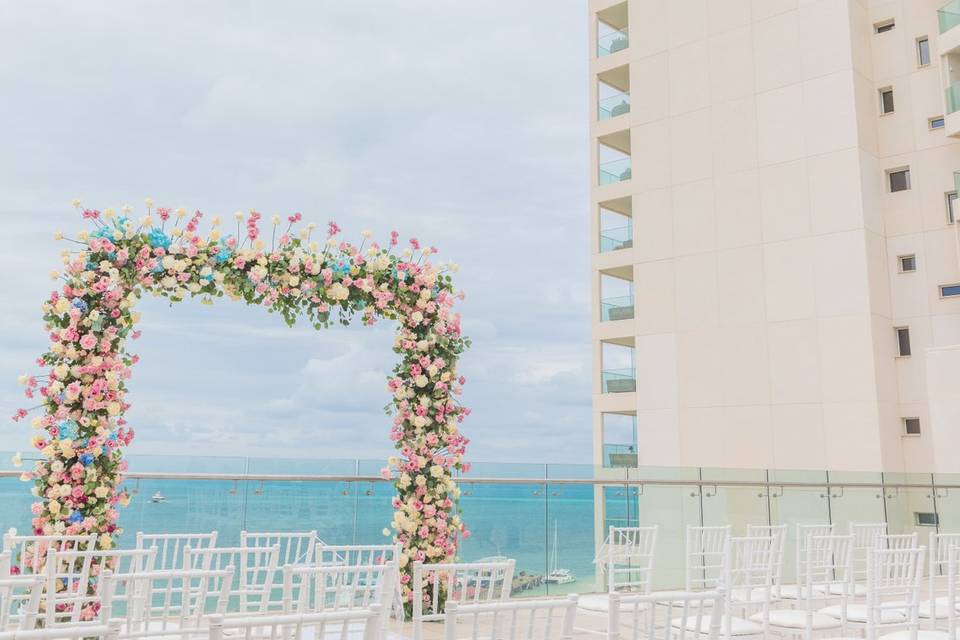 Ceremonia En Terraza Amare Roo