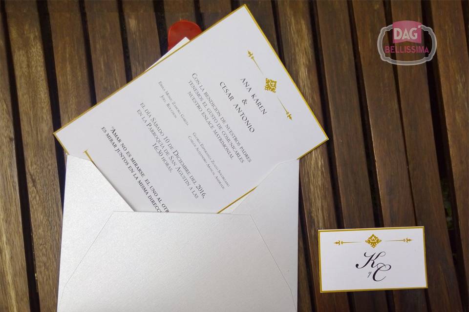 Invitación sello lacre