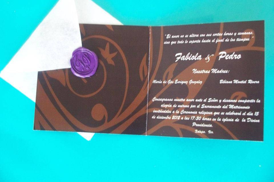 Invitaciones con diseño