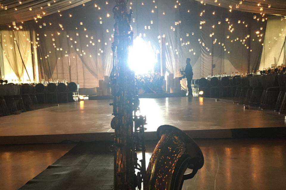 Saxofon en boda