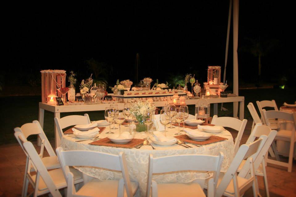 Decoración del evento