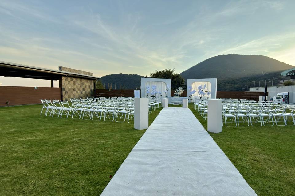 Jardines para ceremonias.