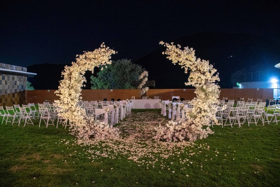 Ceremonia en jardín