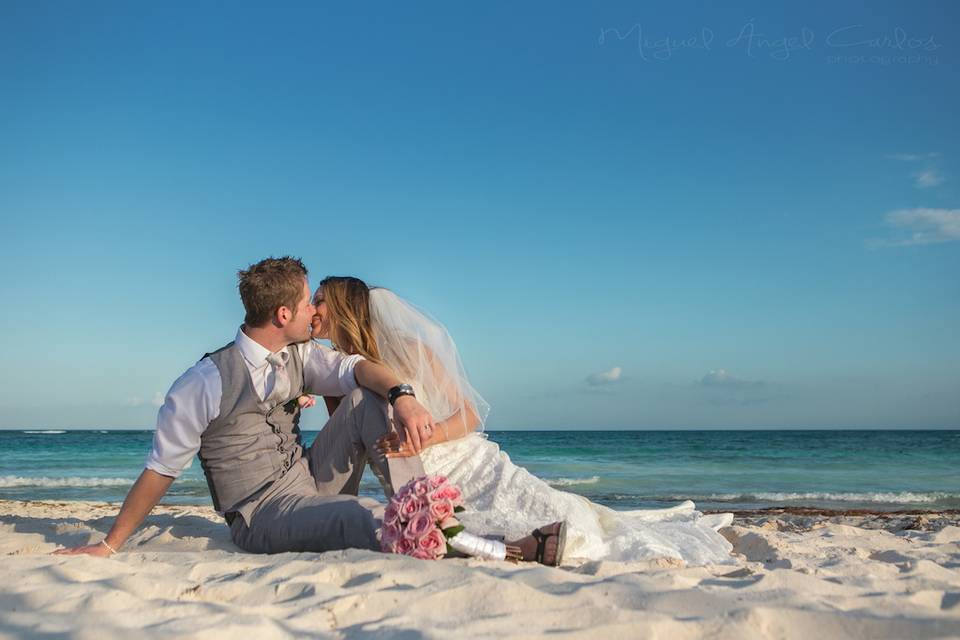 Besos en la playa