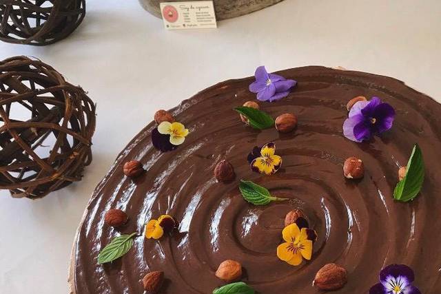 Pastel chocoavellana