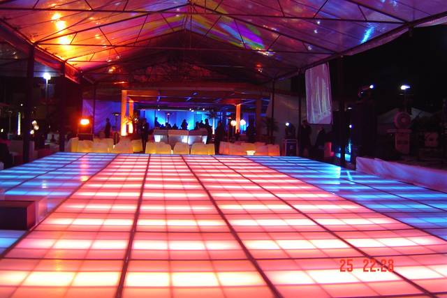 Pista iluminada