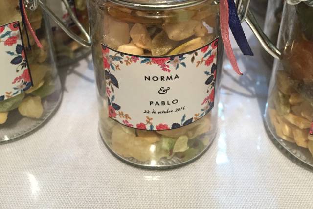Frascos con infusión