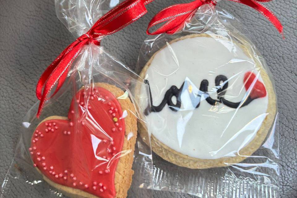 Galletas en forma de corazón
