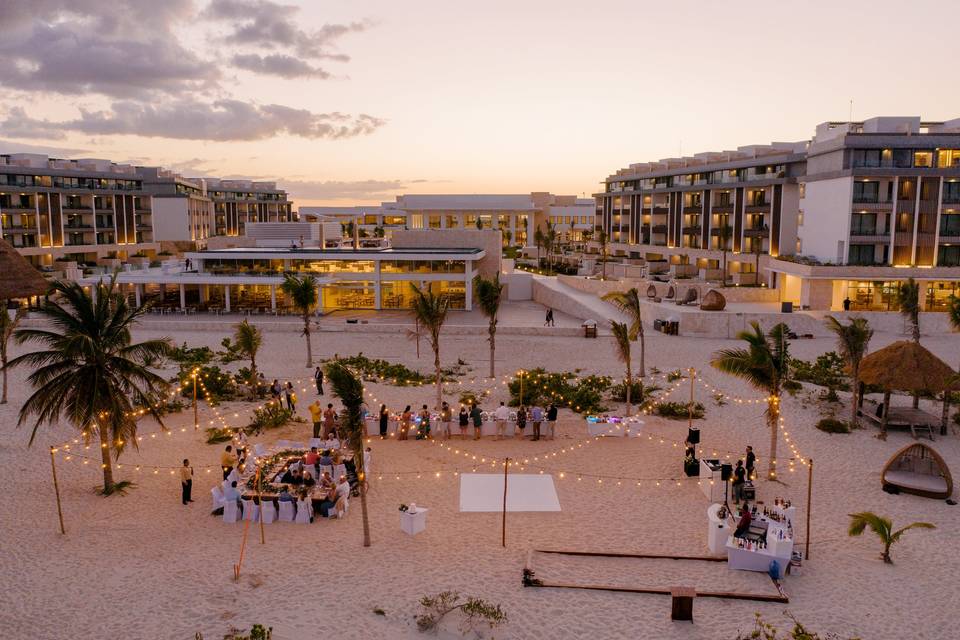 Evento en la playa