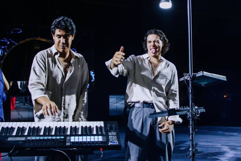 Tocando el teclado
