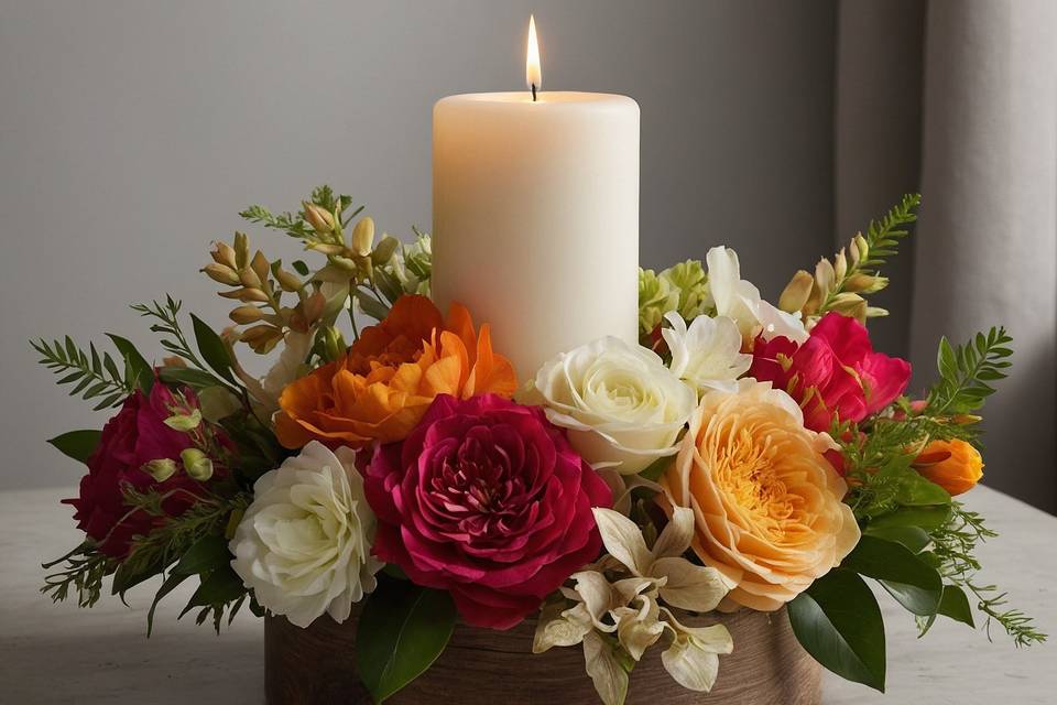 Arreglo floral flor artificial