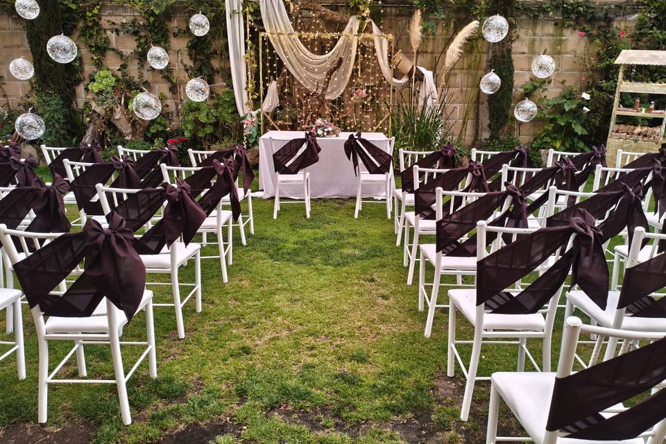 Montage ceremonia