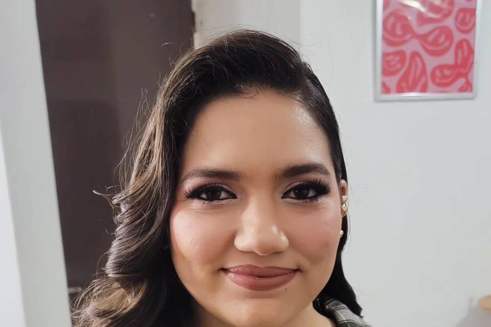 Maquillaje en terminado mate