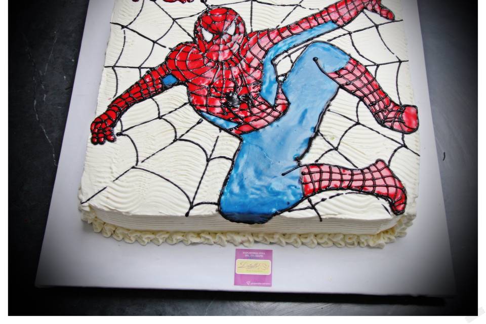 Pastel hombre araña