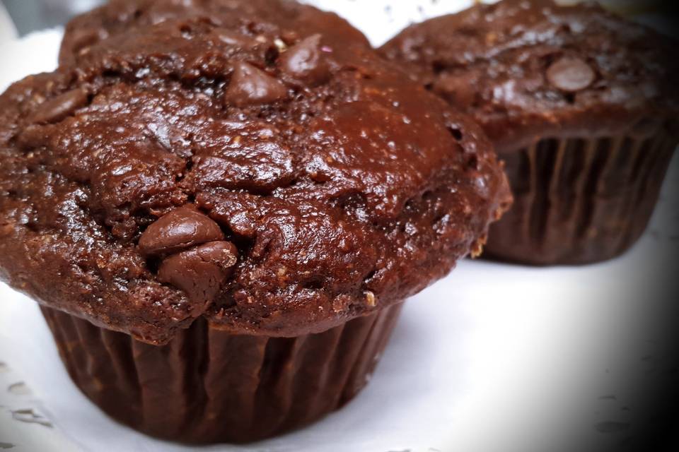 Moffins chocolate saludables