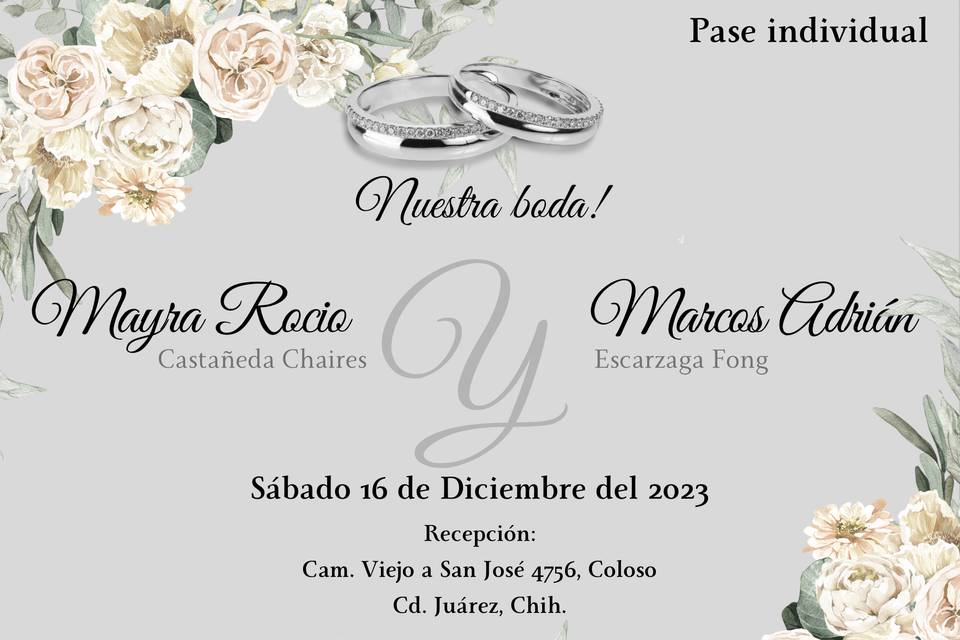 Pase boda