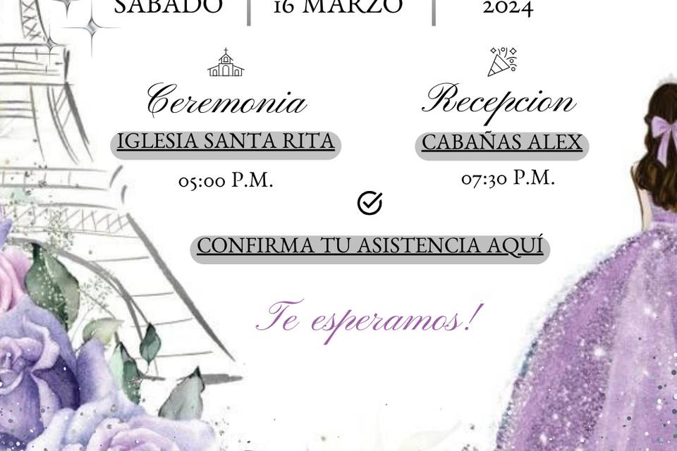 Invitación xv años