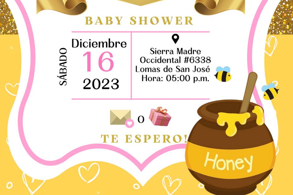 Invitación baby shower