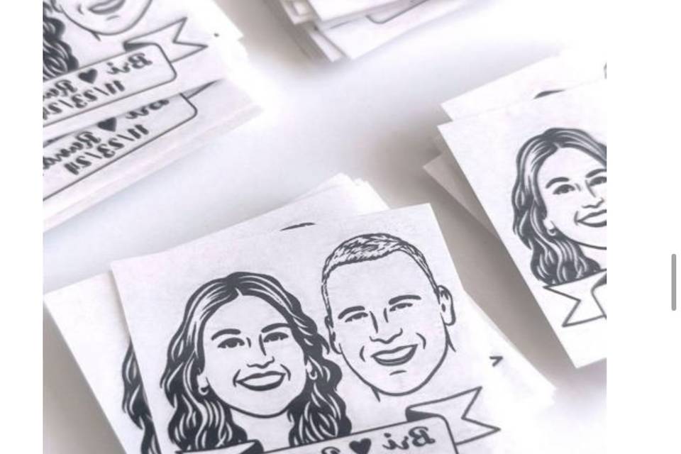 Tatuajes temporales personalizados