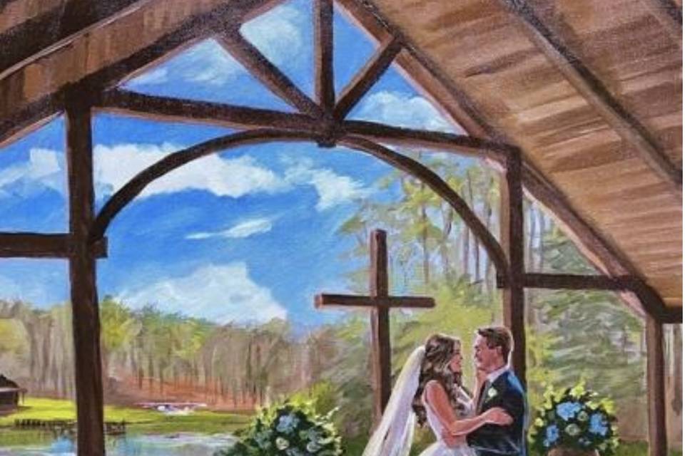 Pintura de novios