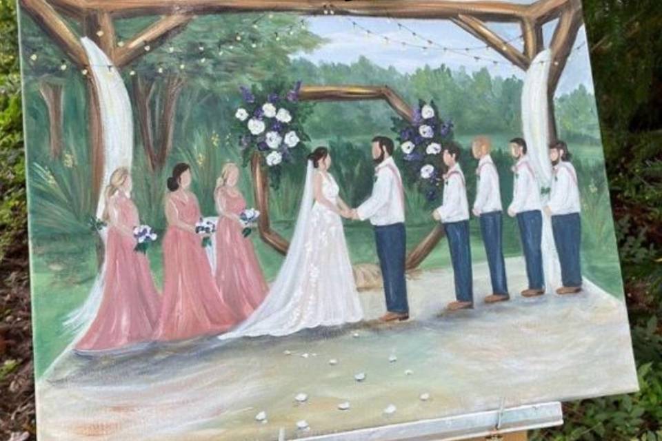 Pintura en evento