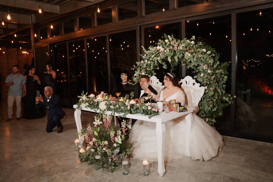 Boda L&E Mesa de novios