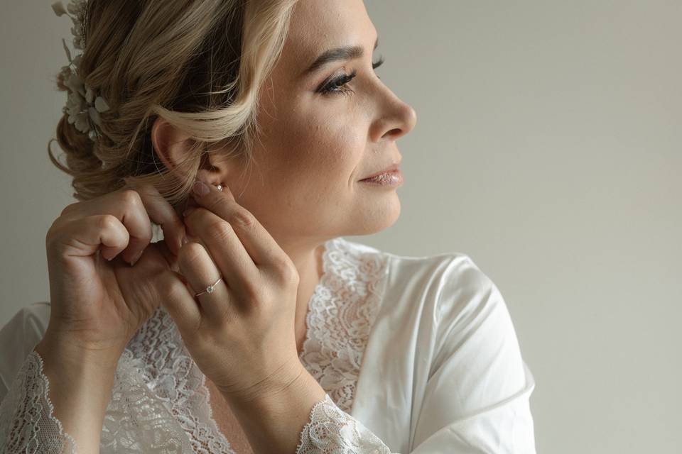 Boda J&H Jeanette Makeup