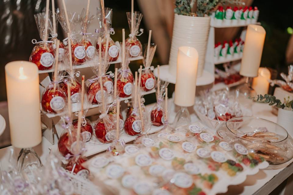 Boda W&J Mesa de dulces