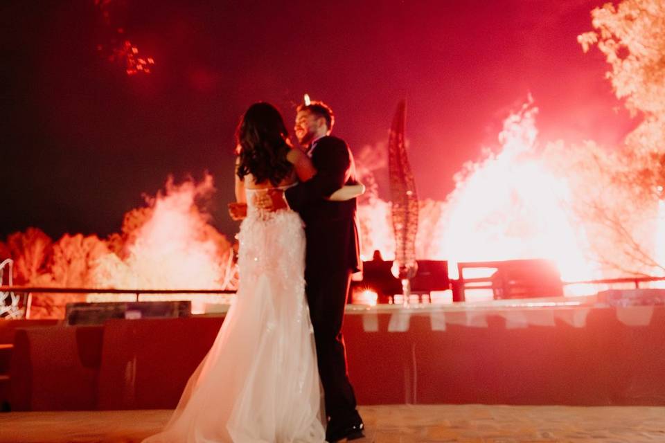 Boda A&O Fuegos Artificiales