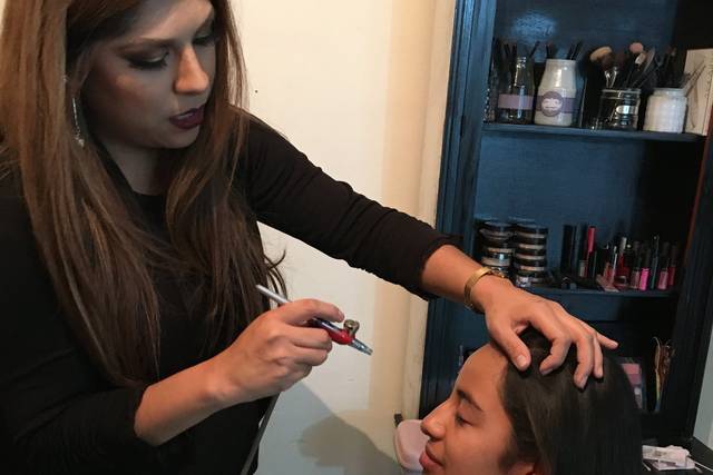 Maquillaje con aerografo