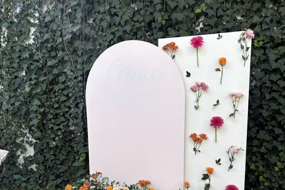 Mampara Decorada