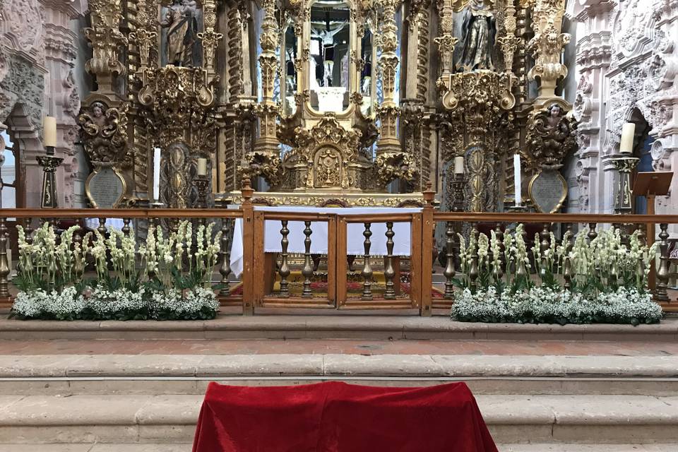 Jardineras altar