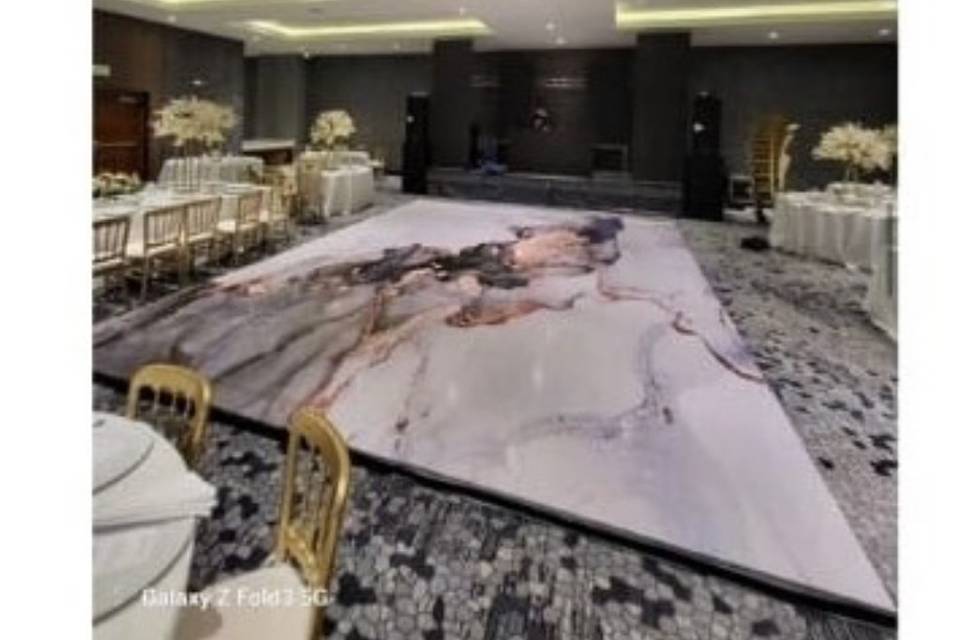 Pista de baile en vinil