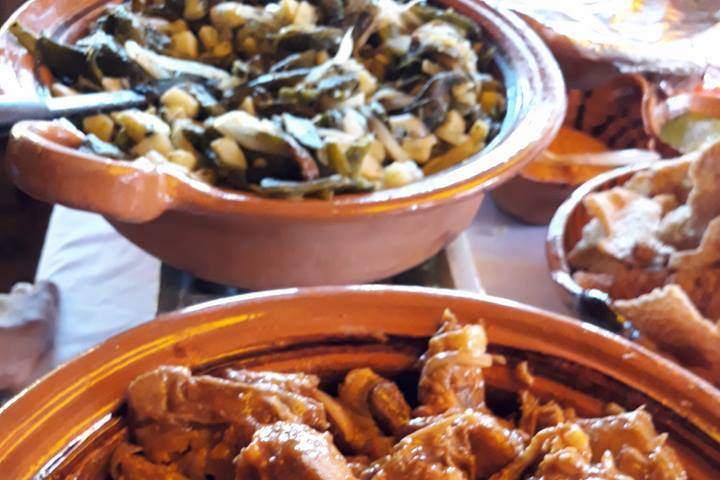 Carne en una cazuela