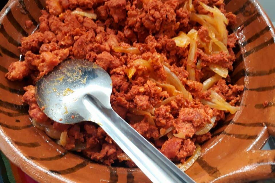 Chorizo con papa