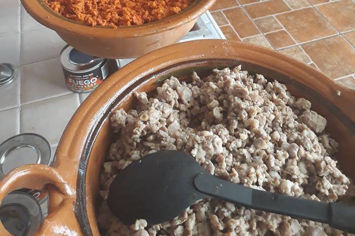 Cazuela con guisos