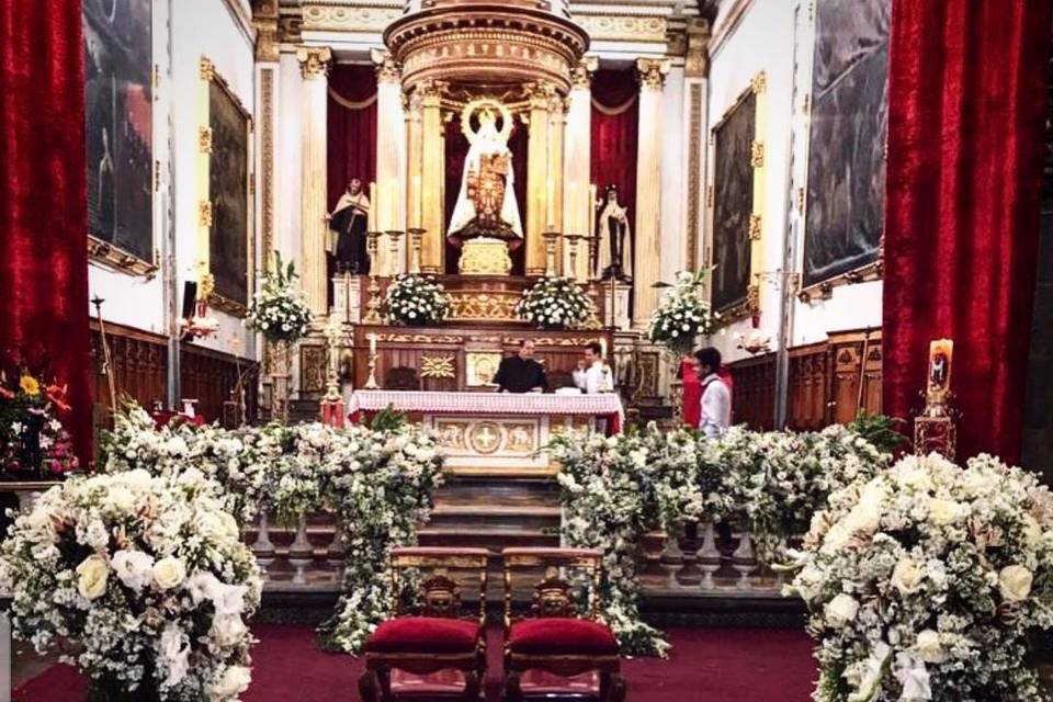 Decoración de iglesia