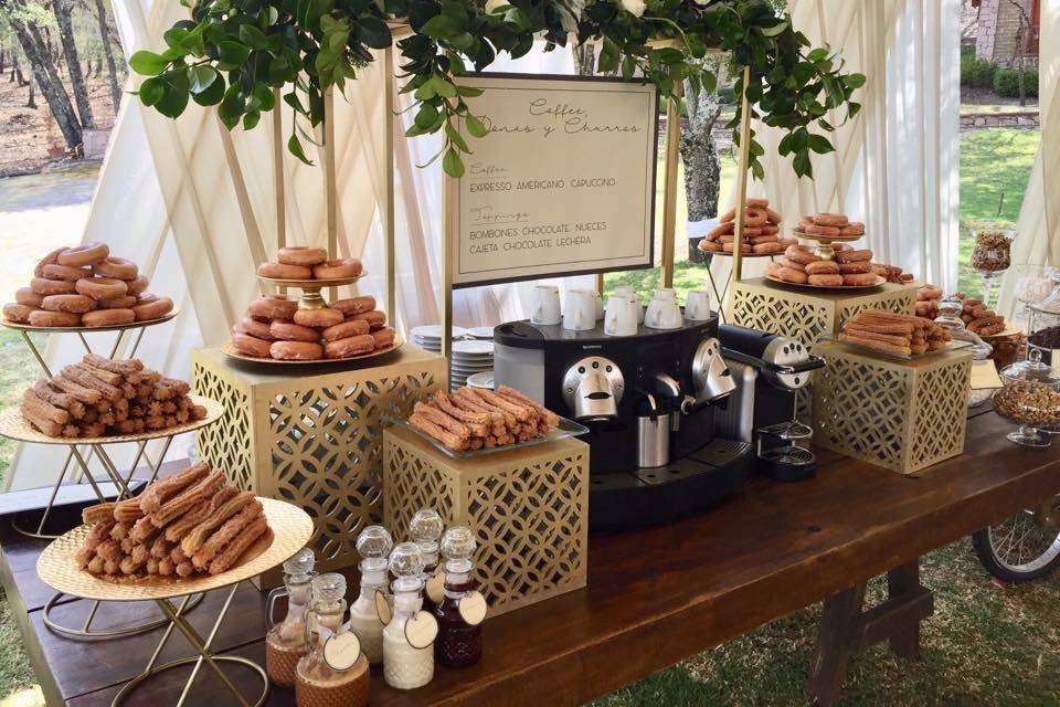 Mesa de churros y donas