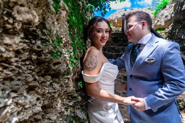 Wedding Photoshoot en cenote