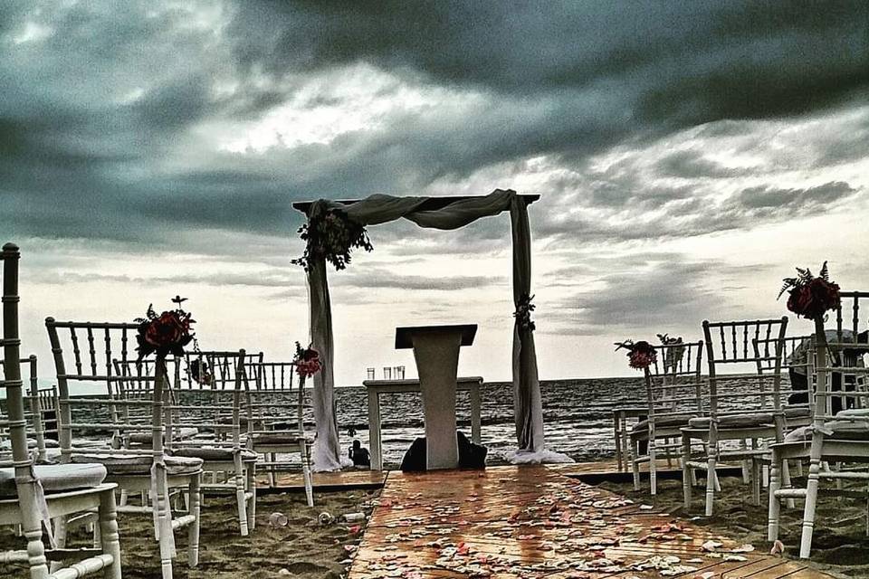Boda en la playa